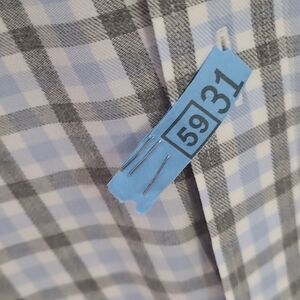 Michael Kors tailored fit buttondown dress shirt‎ plaid design lightweight XL